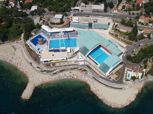 Schwimmstadion Rijeka Luftbild